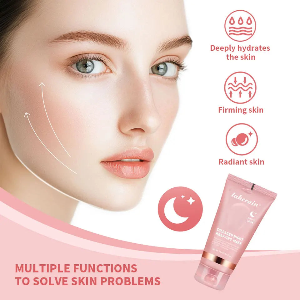 Máscara Facial Peel-Off de Colágeno Coreana Antiaging