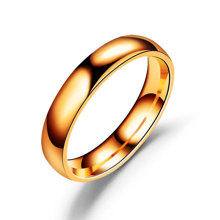 Anel de Titânio Casal Antialérgico para Casamento
