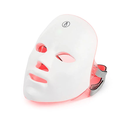 Máscara Facial LED Recarregável 7 Cores — Rejuvenescimento