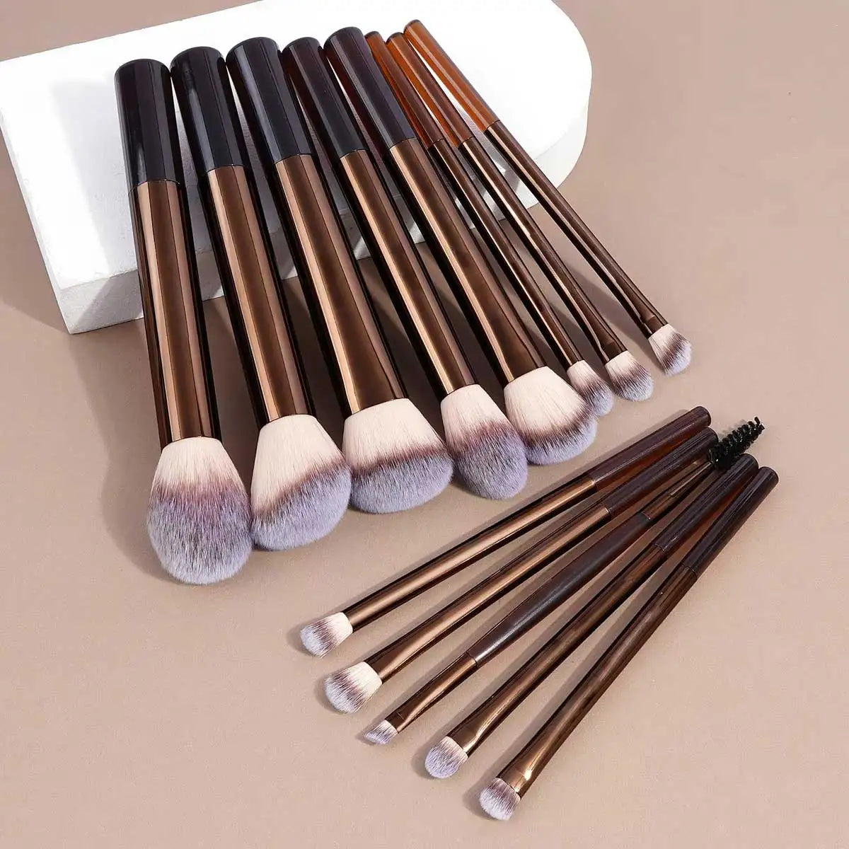Kit 13 Pincéis de Maquiagem Profissional