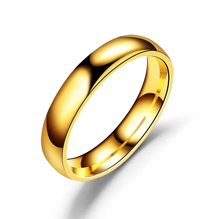 Anel de Titânio Casal Antialérgico para Casamento