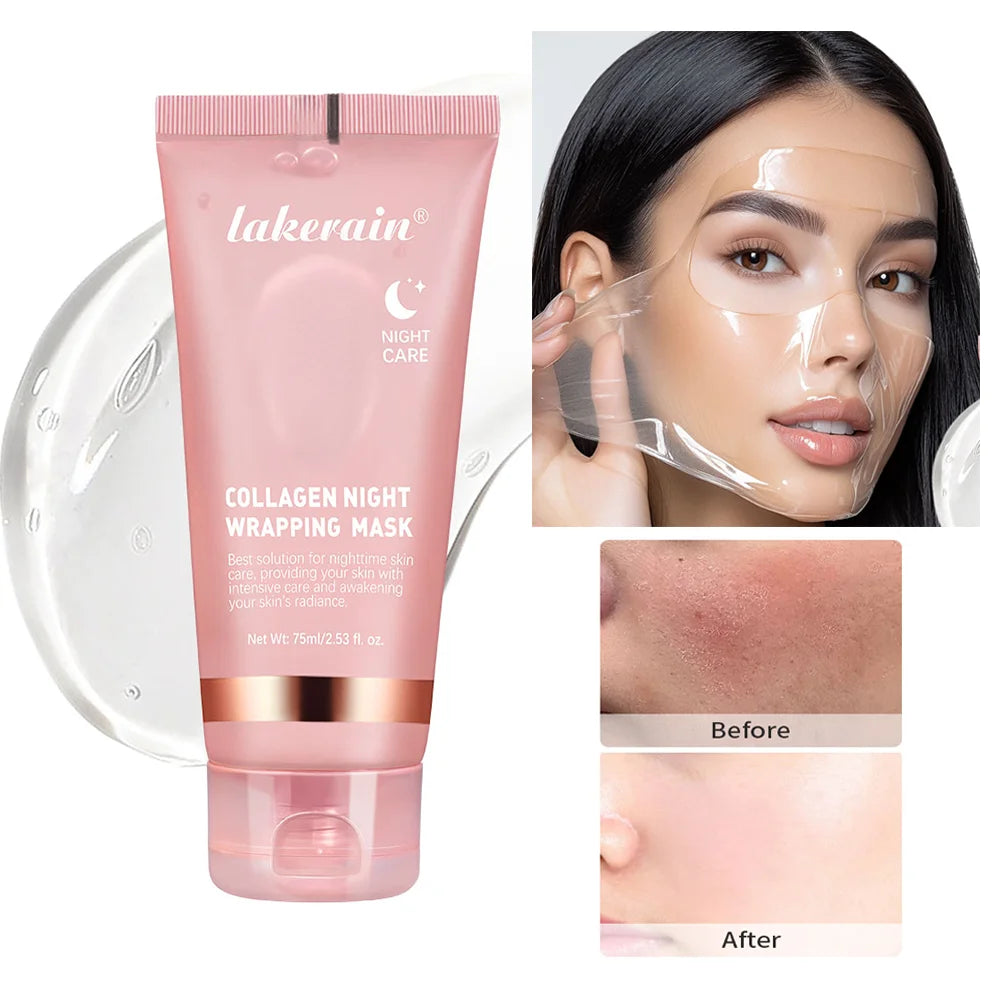 Máscara Facial Peel-Off de Colágeno Coreana Antiaging