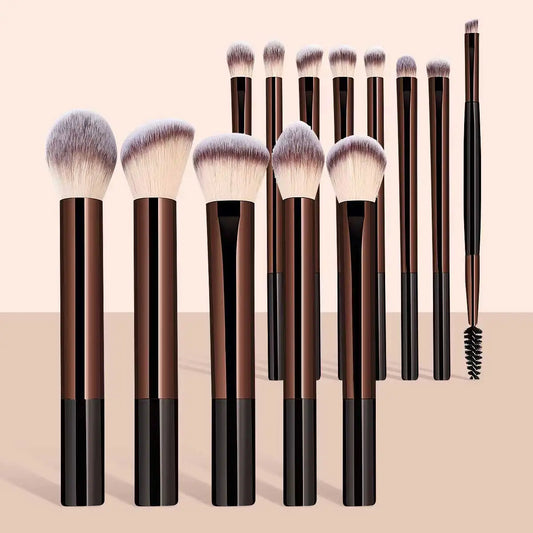 Kit 13 Pincéis de Maquiagem Profissional