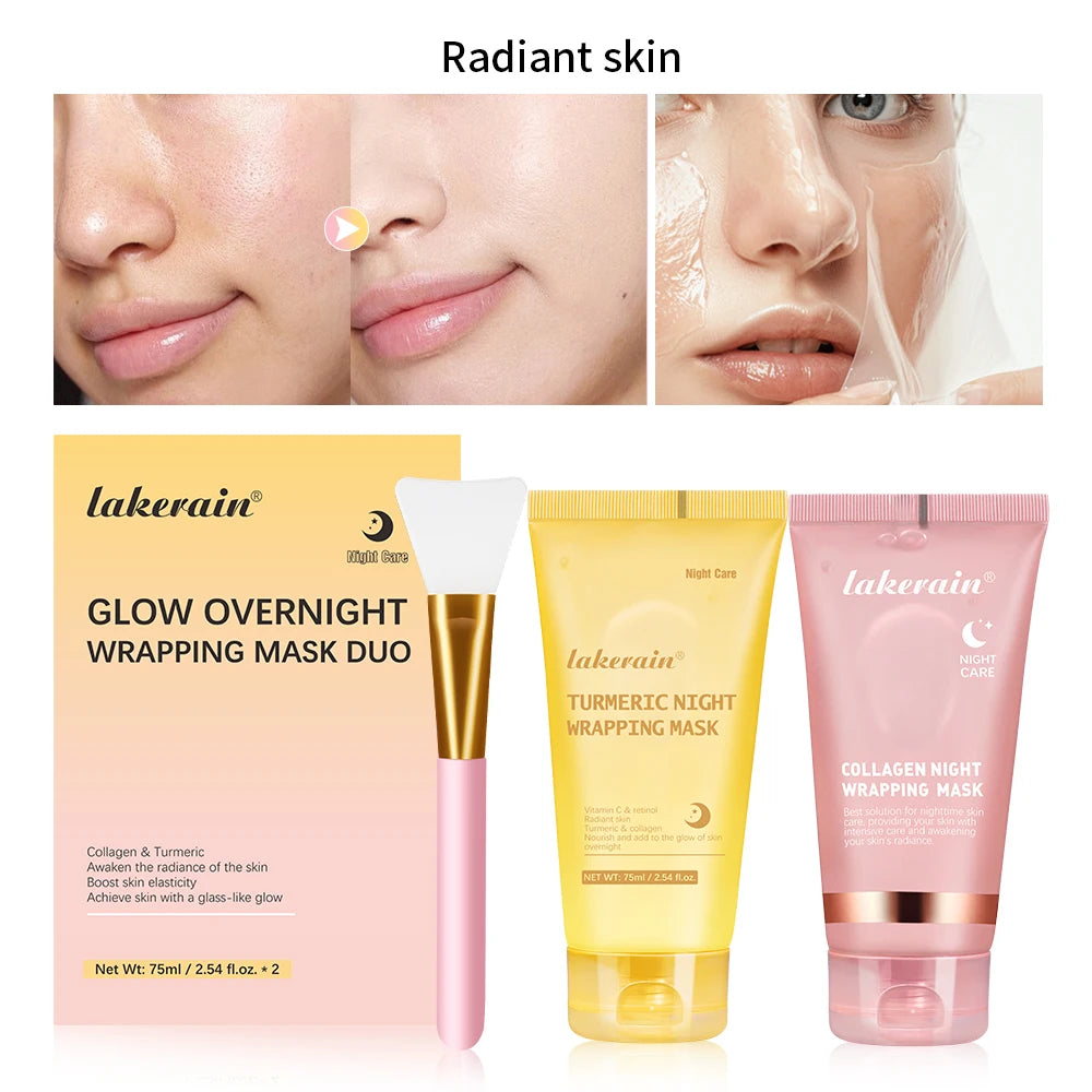 Máscara Facial Peel-Off de Colágeno Coreana Antiaging