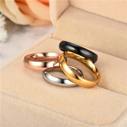 Anel de Titânio Casal Antialérgico para Casamento