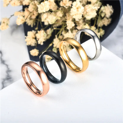 Anel de Titânio Casal Antialérgico para Casamento