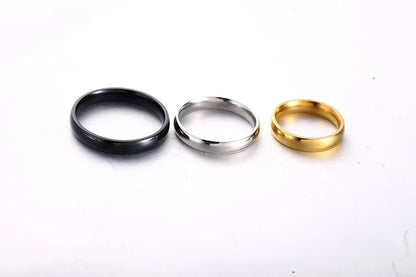 Anel de Titânio Casal Antialérgico para Casamento