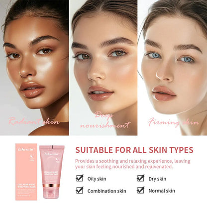 Máscara Facial Peel-Off de Colágeno Coreana Antiaging