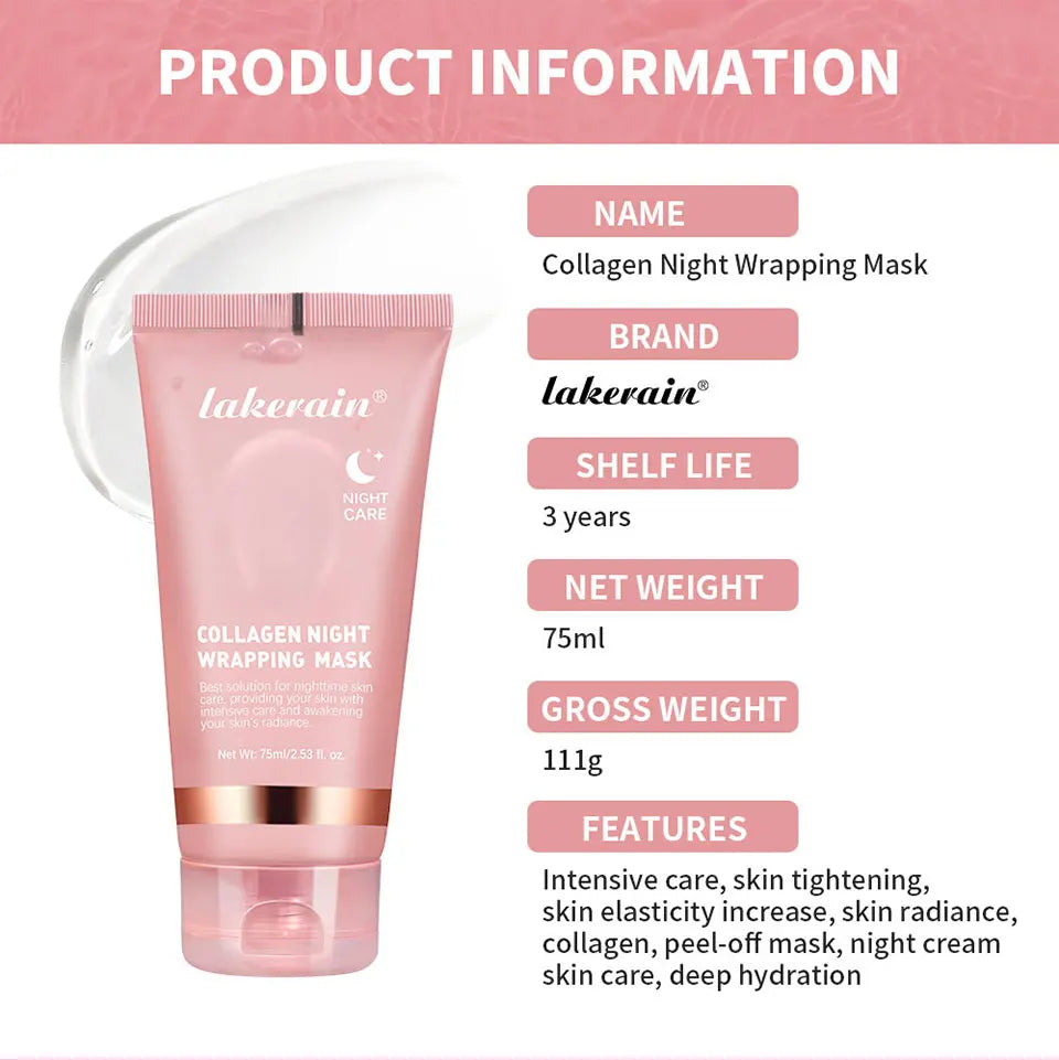 Máscara Facial Peel-Off de Colágeno Coreana Antiaging