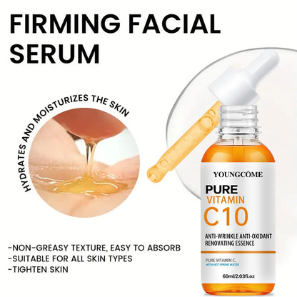 Sérum Facial Vitamina C e Ácido Hialurônico Clareador