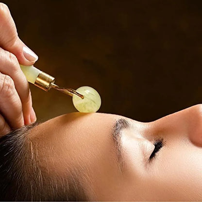 Rolo Massageador Facial de Jade