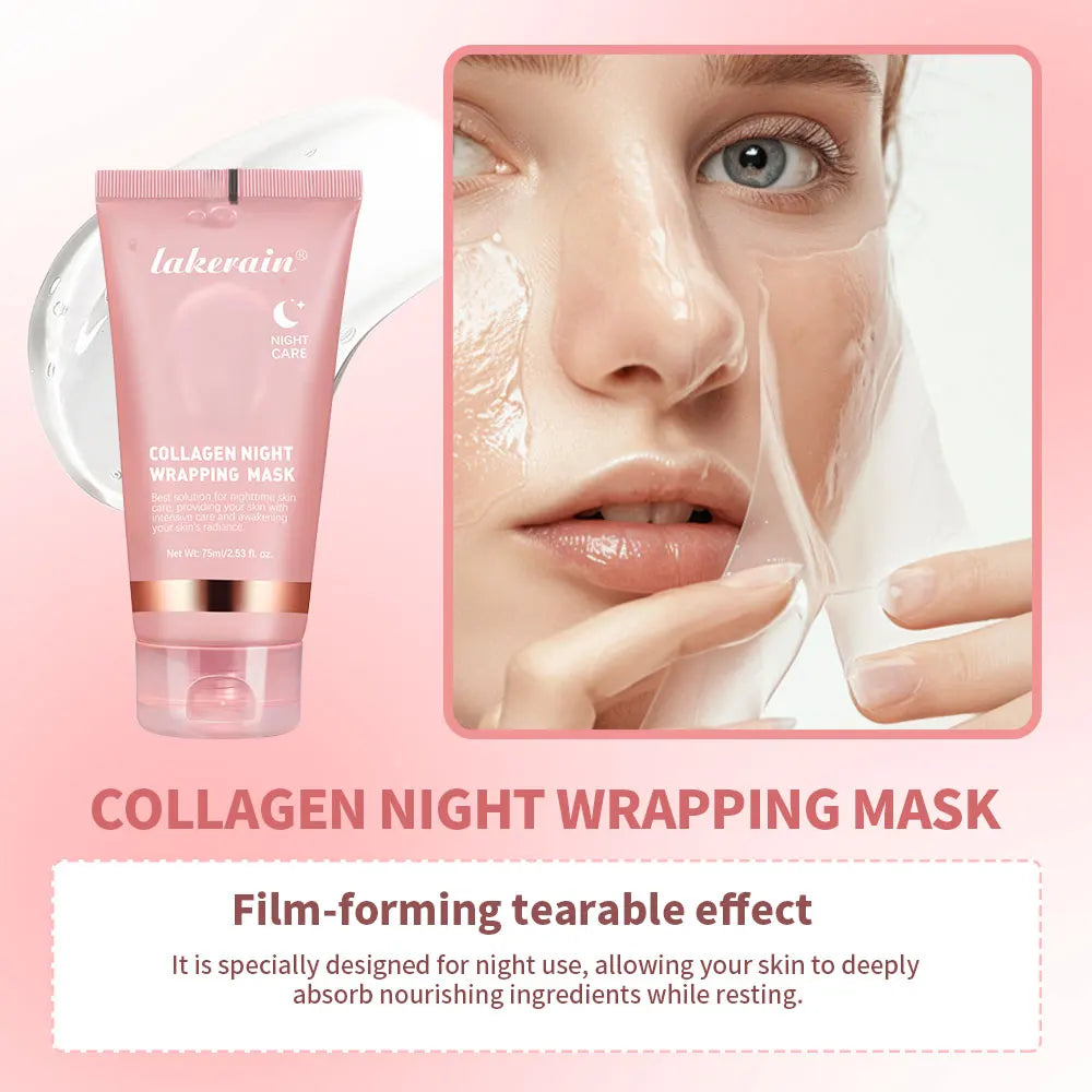 Máscara Facial Peel-Off de Colágeno Coreana Antiaging